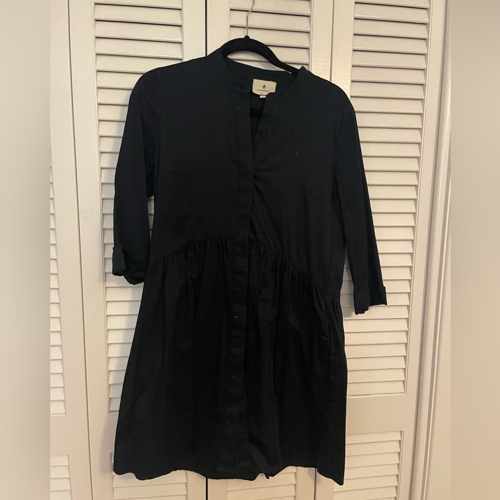 Tuckernuck Navy Royal Shirt Dress